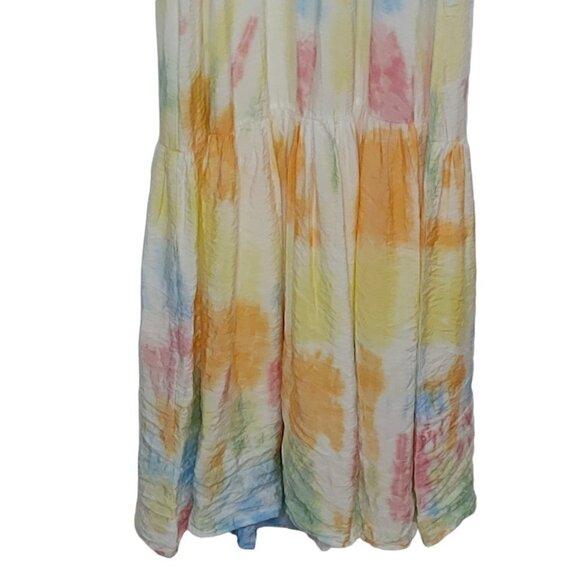 NWT YFB Cruz tie dye backless ruffle maxi dress - Picture 5 of 16